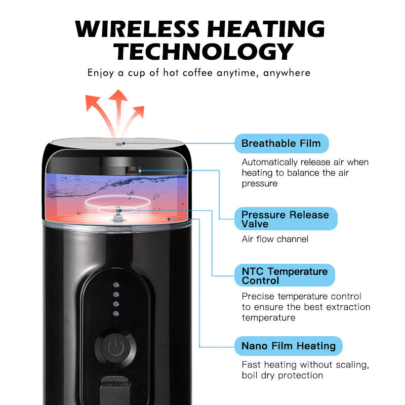 Portable Electric Espresso Coffee Maker