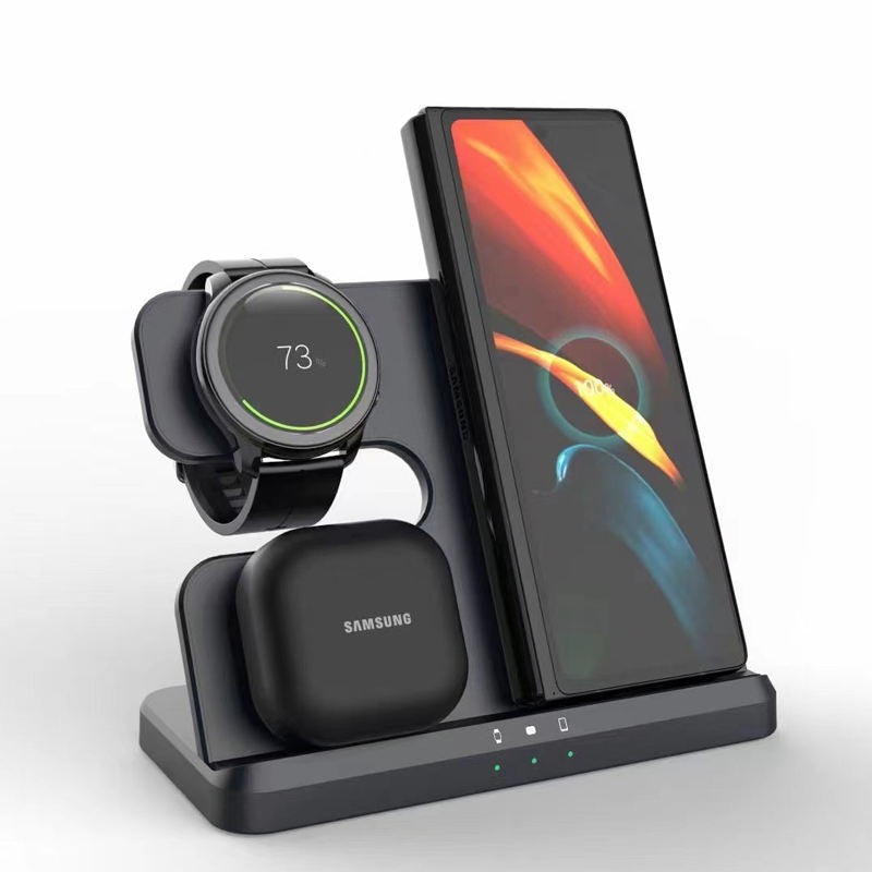 Vertical Wireless Charger Wireless Dock 3in1 Mobile Phone Headphone Charging Stand