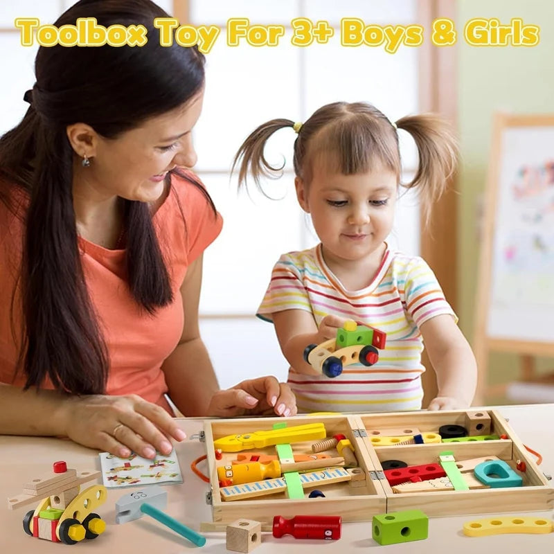 Wooden Simulation Toolbox Toy